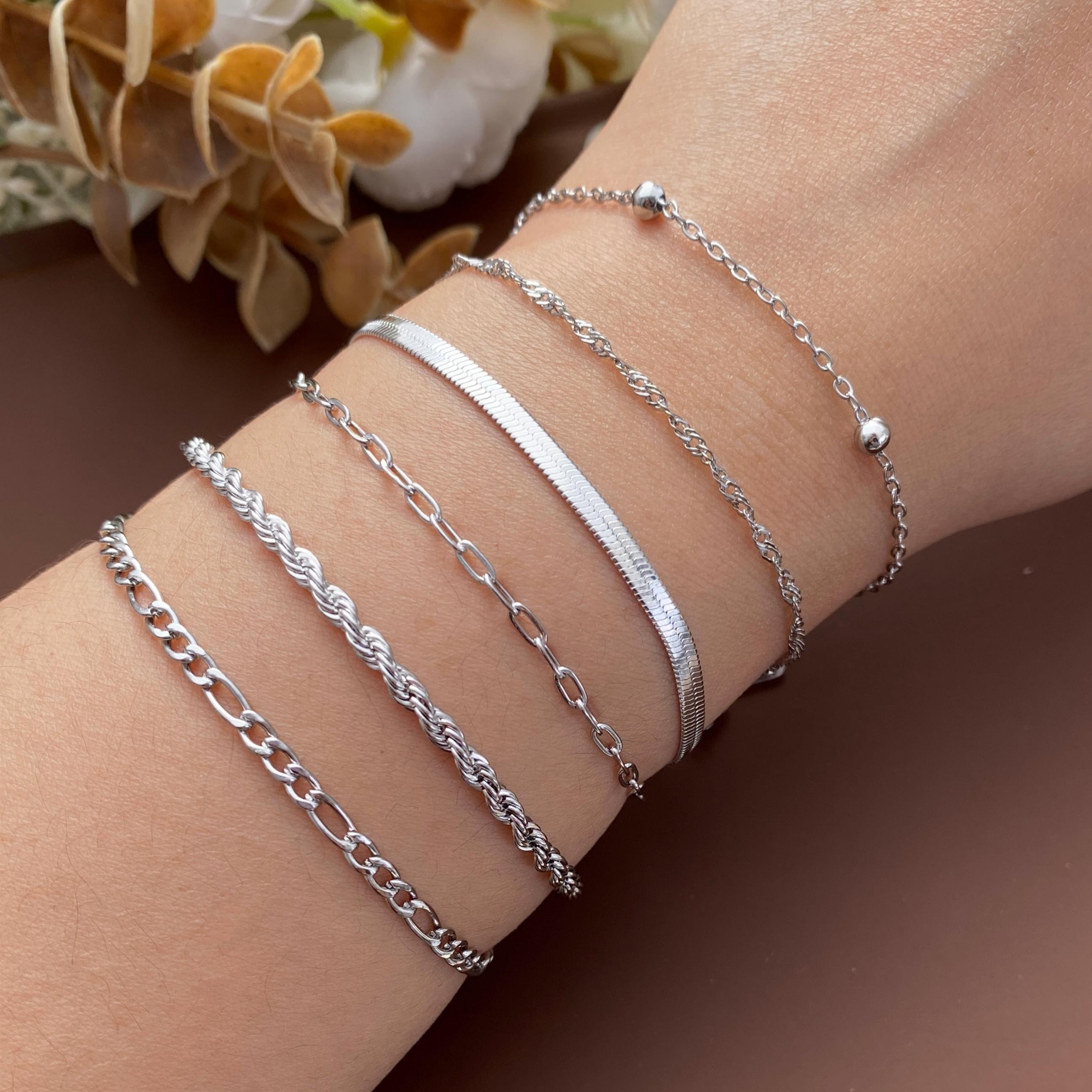 Sterling silver bracelet - Etsy 日本