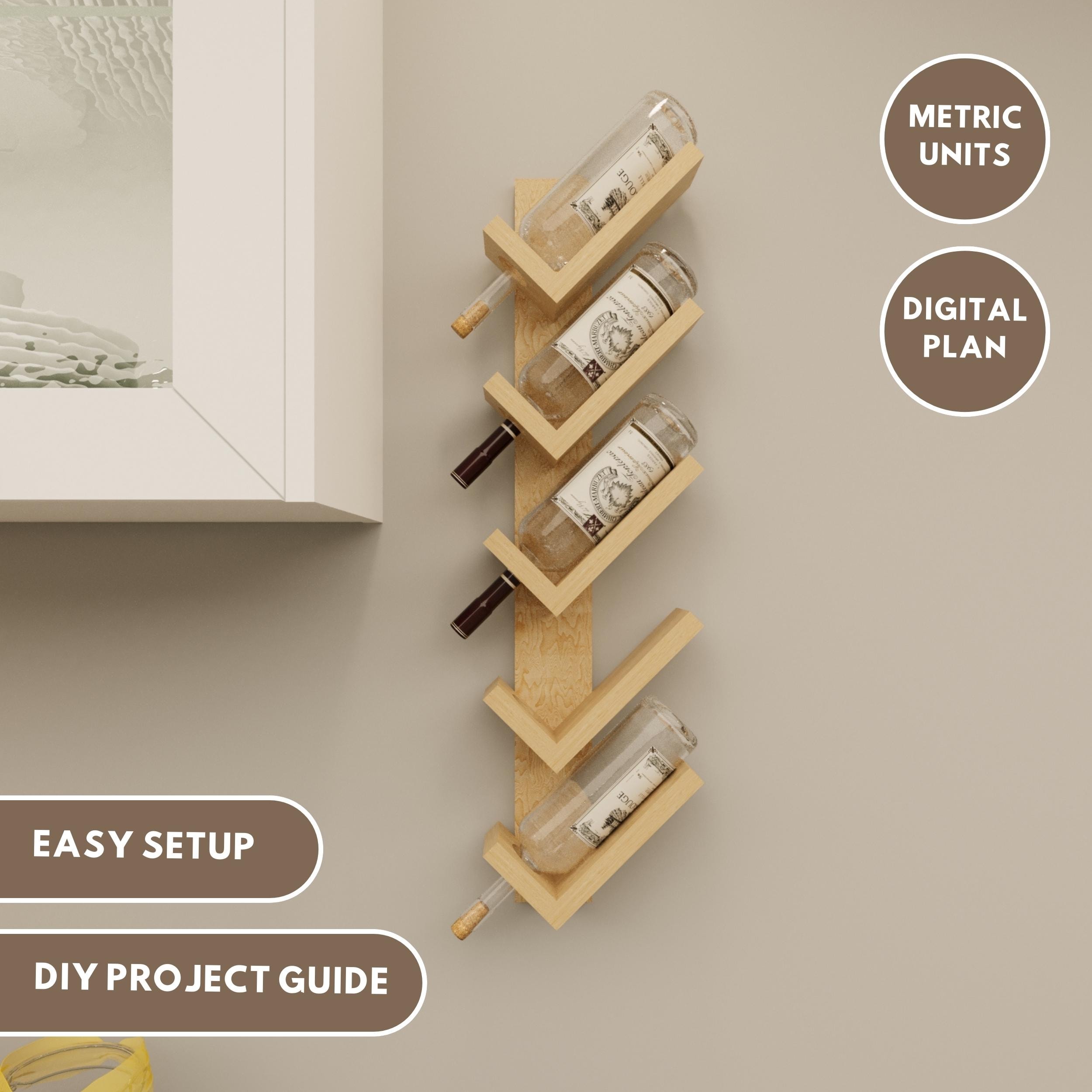 Wine Rack I DIY I DIY Wine Rack Plans I Woodworking Plans I Build Plans I Modern Wine rack plans I Perfect Christmas gift I How To