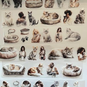 Amoureux des chats PET Washitape