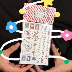 Christmas Tattoos | Temporary Tattoo | Choker | Hand-Drawn | Bracelet | Stamp | Y2K | College | Santa | Party | Prom | Glow-in-the-Dark