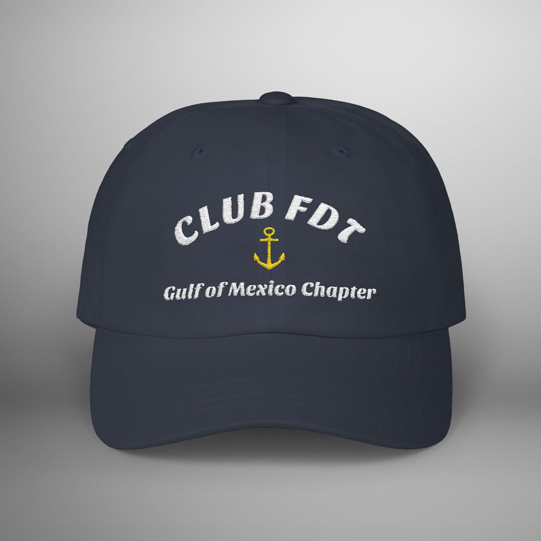 Club FDT Gulf of Mexico Chapter Embroidered Hat, Resist Hat, Anti-Trump Dad Cap, Funny Gift Democrat, Feminist, Liberal, Not My President