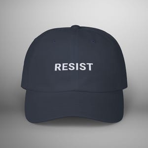 Resist Hat Embroidered, Resist Dad Cap, Do Not Concede The Fight Kamala Harris, Anti-Trump Message Hat, Political Cap, Gift for Democrats