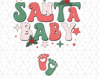 Santa Baby Png, Pregnancy Announcement Png, Christmas Santa Png, Funny Christmas, Christmas Baby Png, Gift For Mom, Christmas Png, Xmas Gift