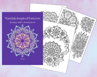 Printable Mandala Colouring Pages: Relaxing Coloring Book (PDF)
