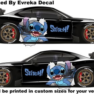 Stitch, Car Livery, Cast Vinyl Wrap, Universal Size, Car Wrap, Car Decal, Car Foil Design