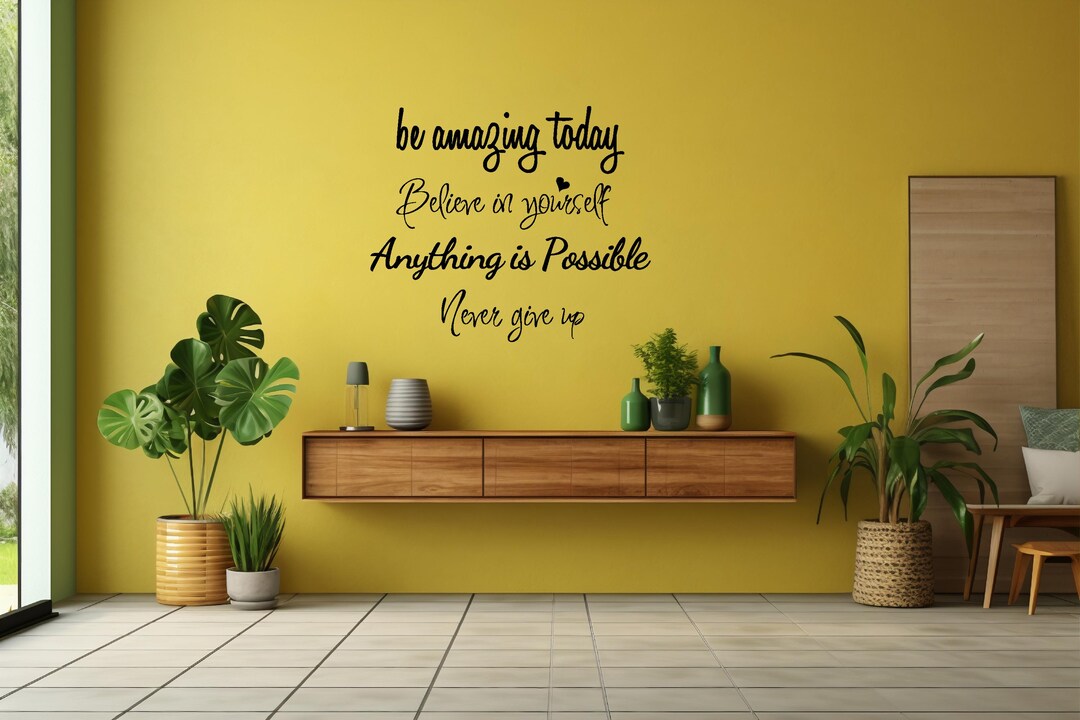 Encourage It Little Fairy Life Quote Cartoon Quotes Decors Wall Sticker Art Design Decal For Girls Boys Kid Room Bedroom Nursery Kindergarten Home Decor Stickers Wall Art Vinyl Decoration (20x40 Inch
