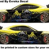 Japanese Cherry Blossom Car Stickers Full Body Design Universal Size Anime Car Modification Stickers Color Film Flower Decals