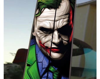 Joker Car Doors Livery Pillar Decal Sticker Wrap - Joker Car Decal