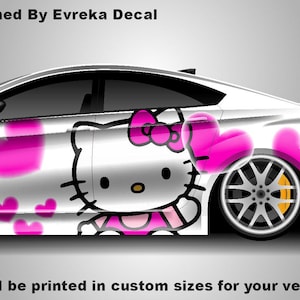 Hello Kitty Car Decals: Cuteness On the Go! Car Vinyl | Comics character, Designed Car Livery, Cast Vinyl Wrap