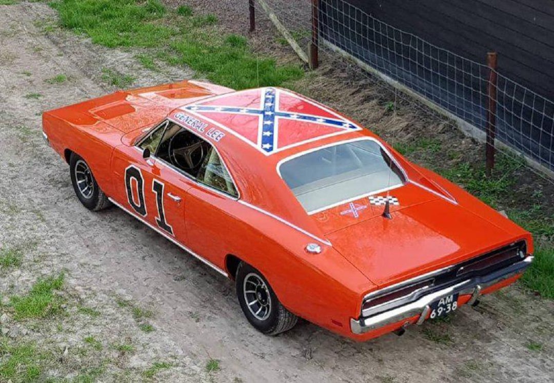 Dukes of Hazzard General Lee Roff Banner 01 DECAL SET - Etsy