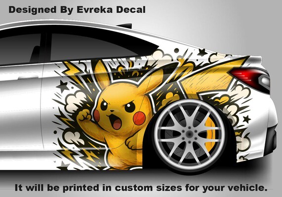 Pikachu Vinyl Sticker - Eccentric Stickers Pikachu Vinyl Sticker - Eccentric Stickers