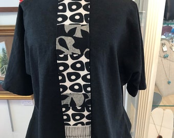 Applique Linen Tunic