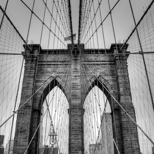 Brooklyn Bridge, New York City - Fine Art Print
