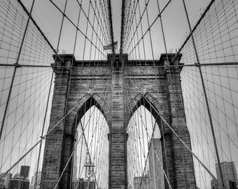 Brooklyn Bridge, New York City - Fine Art Print