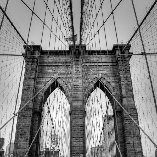 Brooklyn Bridge, New York City - Fine Art Print
