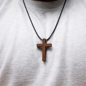 Kreuz Anhänger - Personalisierte christliche Halskette, Kreuz Anhänger, Glaube Schmuck Geschenk für Männer & Frauen