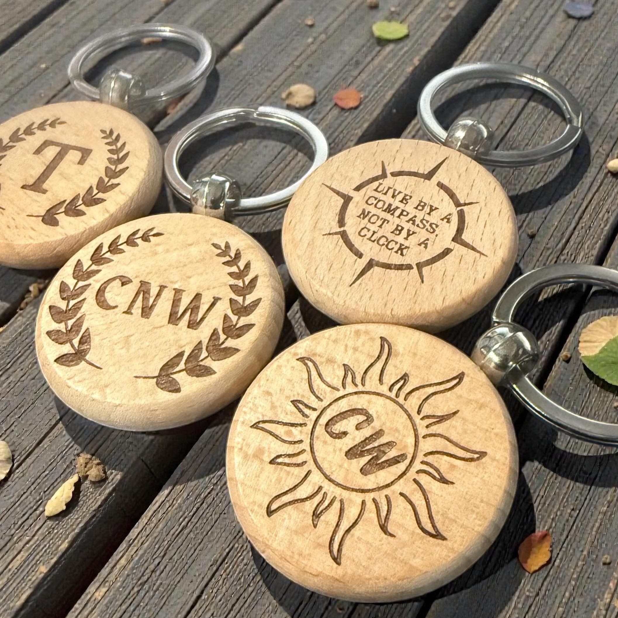Custom Engraved Keychain Double Sided Stainless Steel Double Sided Laser Engraved Keychain Temu Kuwait