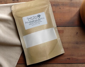 Dry Shampoo Powder Refill Made With Clean & Naturally Derived Ingredients - Multiple Scents to Choose From