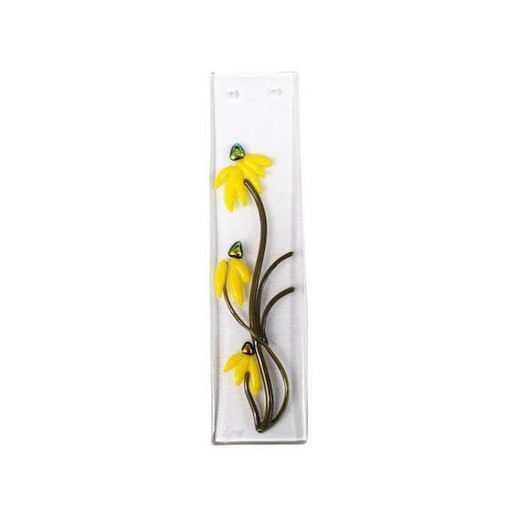 Fused Glass flower Stick