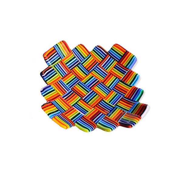 Zig Zag Rainbow Bowl