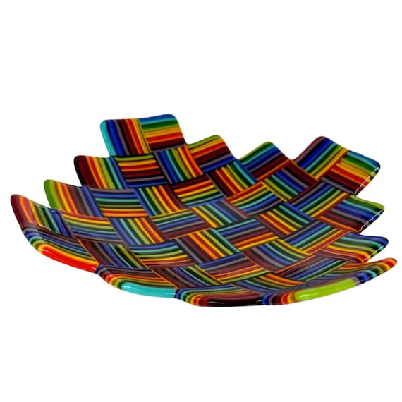 Zig Zag Rainbow Bowl