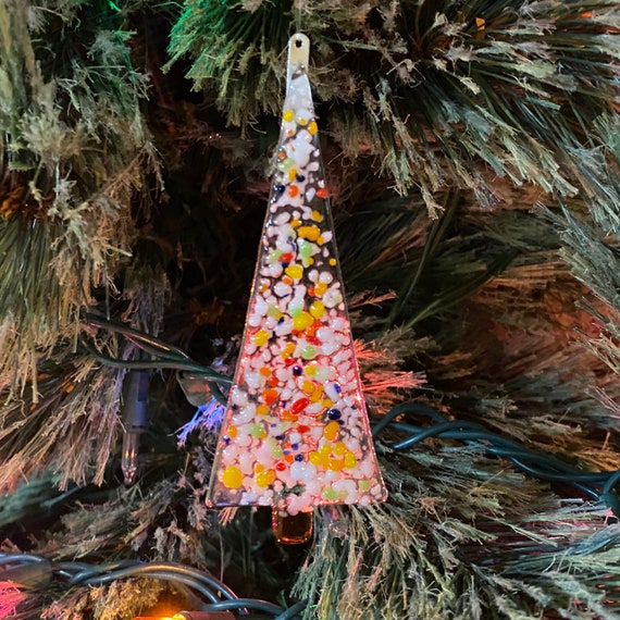 White Christmas tree ornament