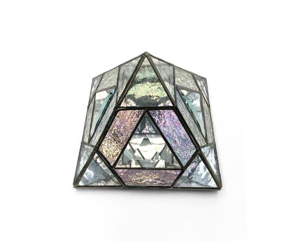 Stained glass Pyramid box