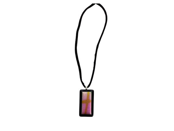 Fused glass Dichroic Necklace