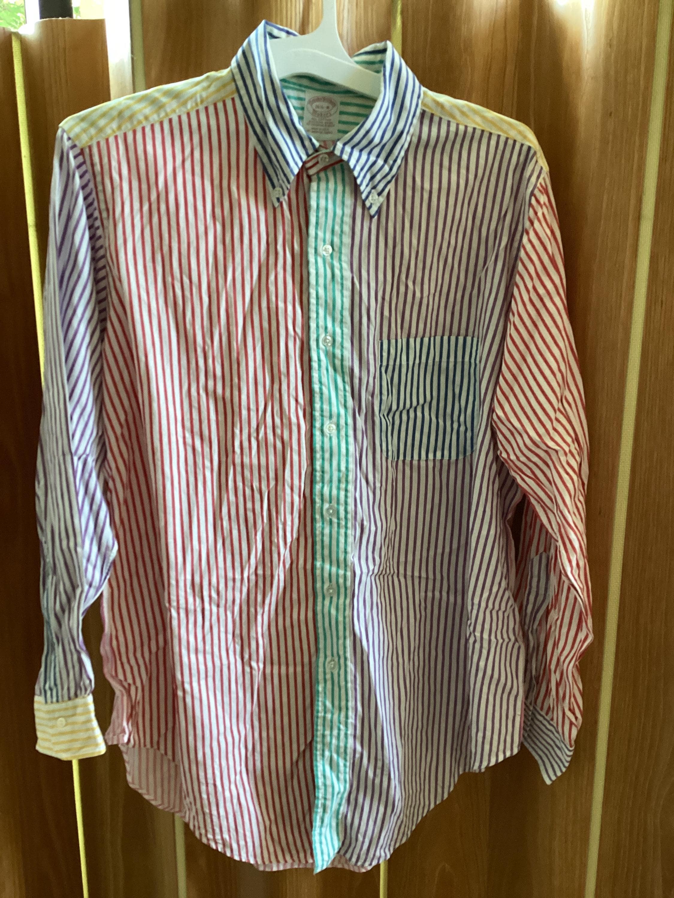 Brooks Brothers Makers Fun Shirt 16 1/2 16.5 Ocbd Oxford - Etsy