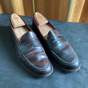 Alden for Brooks Brothers Shell Cordovan Loafers Vintage Sz 8.5 8