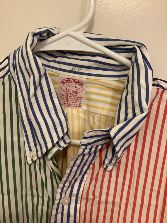 トップス Brooks Blothers fun shirt L Regent Regular-Fit Original Oxford Fun Shirt