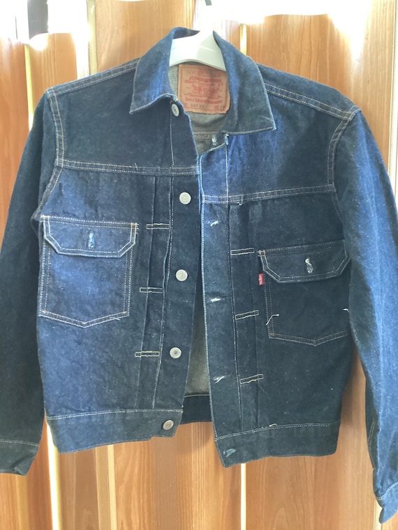 90s LVC 555 Levi's Type 2 Jacket Valencia 555 Stamp Size 36 - Etsy