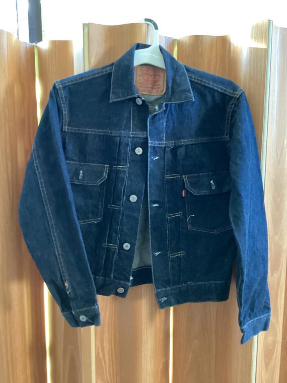 90s LVC 555 Levi's Type 2 Jacket Valencia 555 Stamp Size 36 - Etsy