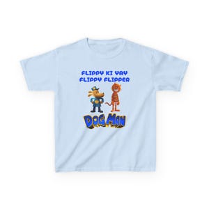 Flippy Ki Yay NEW DOGMAN MOVIE Kids Shirt | Funny Graphic Tee Kids | Dogman Movie Quote Shirt | Cartoon | Unisex Kid T-Shirt | Gift for Kids
