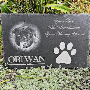 Personalized Pet Memorial Slate Marker