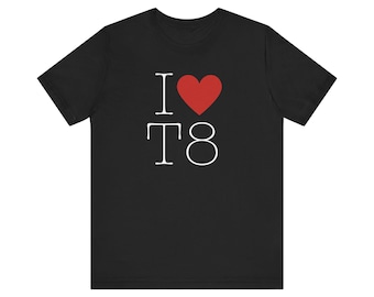 Koszulka „I Heart Tate McRae”, unisexowa koszulka koncertowa