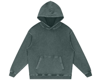 Sudadera con capucha holgada con lavado ácido - sudadera con capucha vintage otoño invierno sudadera con capucha lisa idea de regalo Sudadera con capucha ácida Sudadera con capucha otoño Sudadera con capucha vintage lisa Otoño Invierno