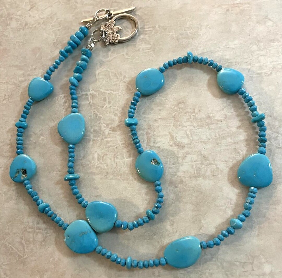 Amazonite & Sleeping Beauty Turquoise Necklace main image 1