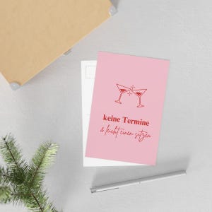 Carte postale idée cadeau carte postale minimaliste lors de déco anniversaire