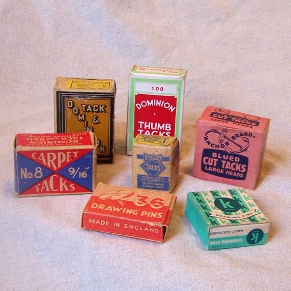 Items similar to Vintage Hardware Boxes on Etsy