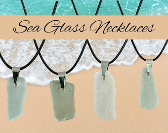 Collier en verre de mer