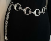 Crescent Moon Chain Belt: Metal Waist Belt - Etsy display picture 1