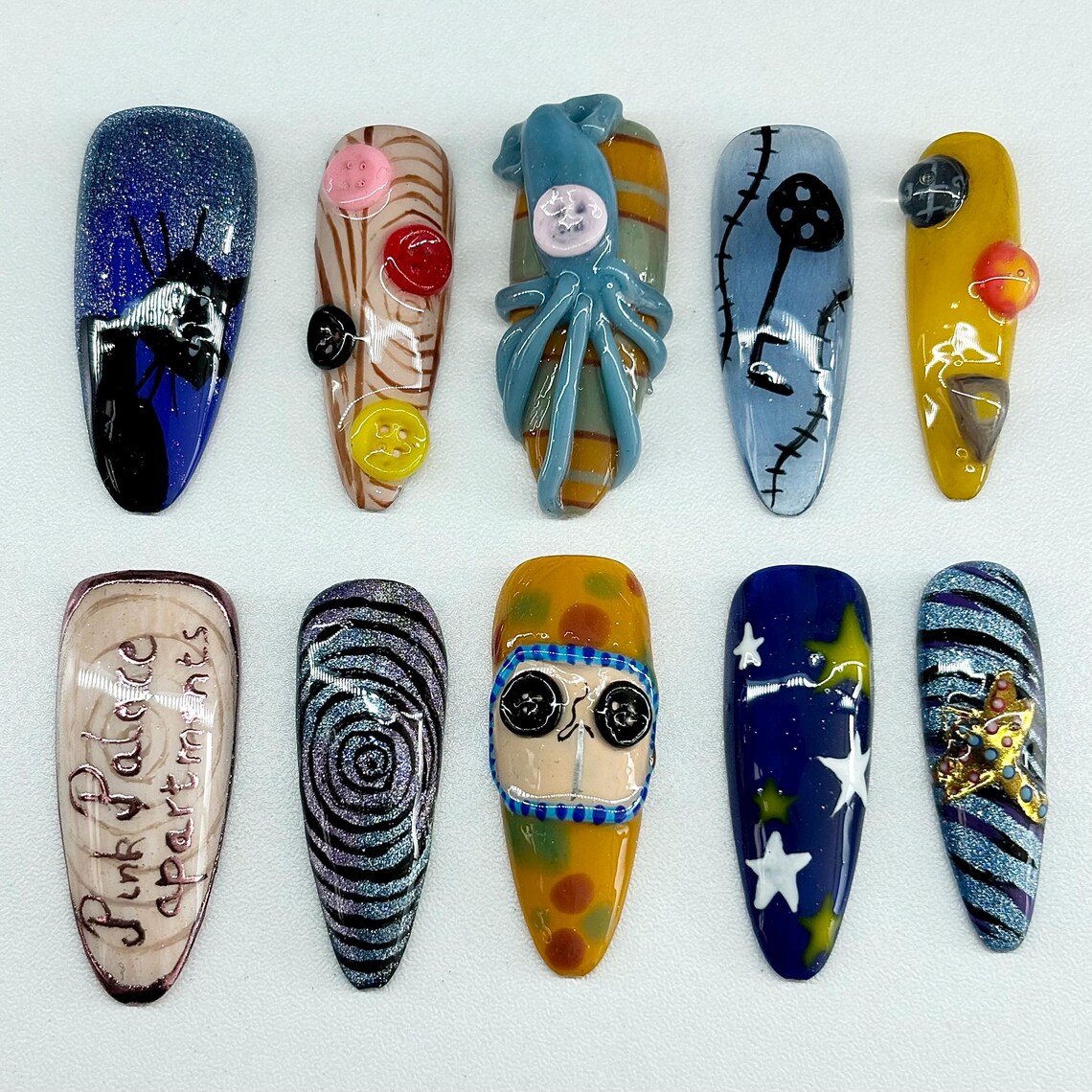 Coraline Nail Set Etsy