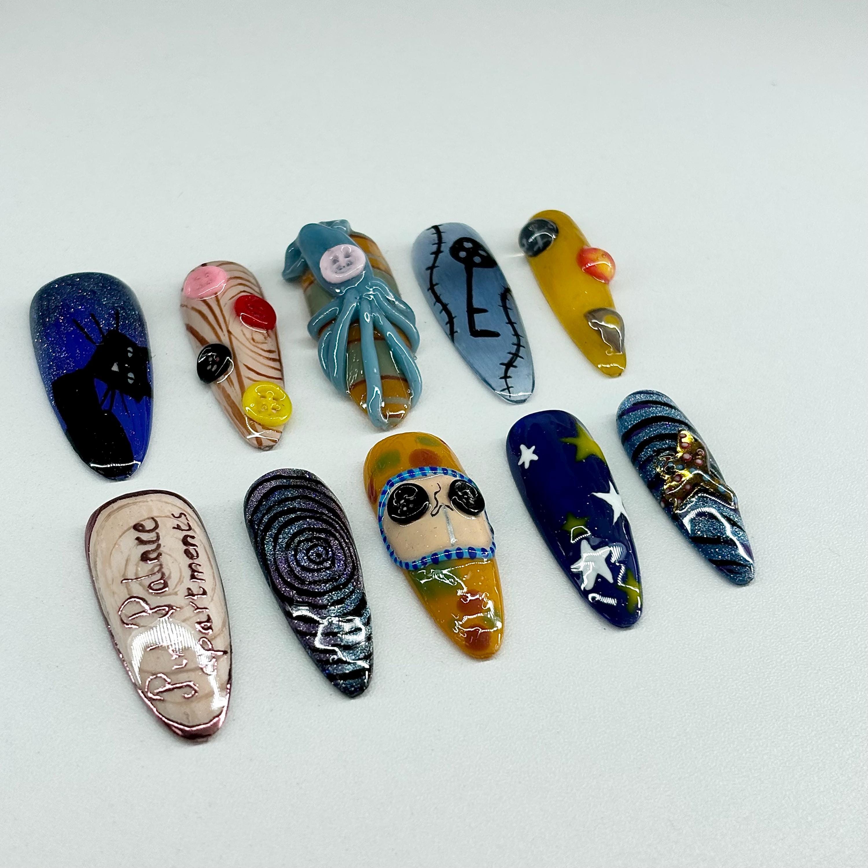 Coraline Nail Set Etsy