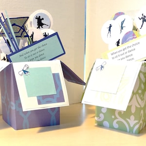 Handmade Graduation pop up explosing box card --3 gauche- n’importe quelle école ou université- Livraison gratuite aux Usa