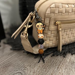 Pumpkin Guy Keychain