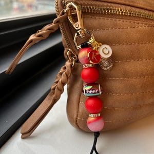 KC Football Charm  Keychain
