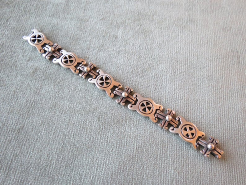 Spratling Style Mexican Bracelet Sterling