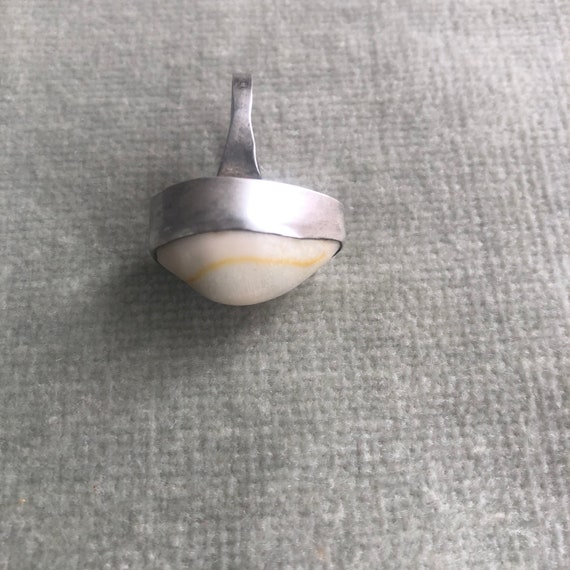 Silver & Cowrie Shell Statement Ring - image 4