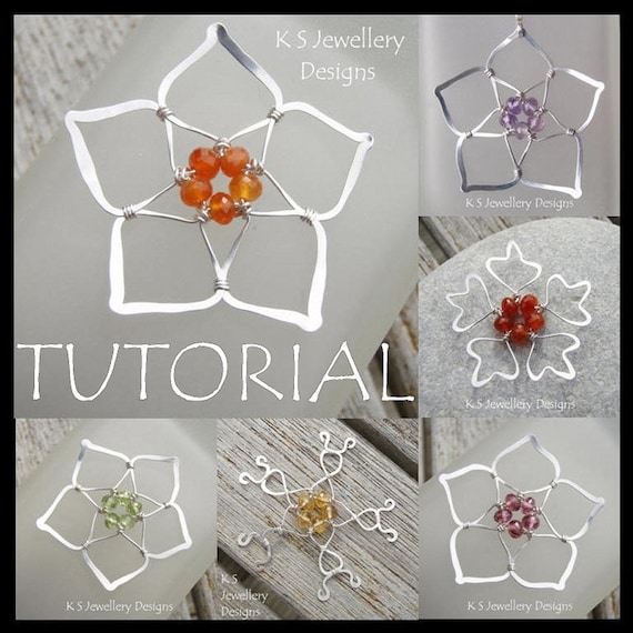 Jewelry Making Basics 7 -- Three ways to make beaded flower